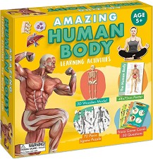 Човешкото тяло - Образователен комплект от серията Amazing - пъзел
