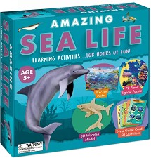 Морски свят - Образователен комплект от серията "Amazing" - пъзел