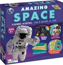 Космос - Образователен комплект от серията "Amazing" - пъзел