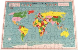 Карта на света - Пъзел от 300 части - пъзел