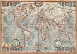 Антична карта на света - пъзел